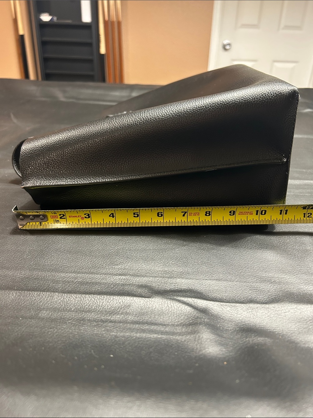 Coach Black Leather Tote with Gold Logo and Tag - Picture 14 of 17